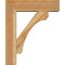Ekena Millwork Legacy Block Rough Sawn Bracket w/ Offset Brace, Western Red Cedar, 6"W x 20"D x 24"H BKT0604X20X24LEC05RWR - alternate 3